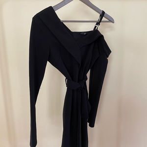 Missguided Off-the-shoulder Wrap Dress